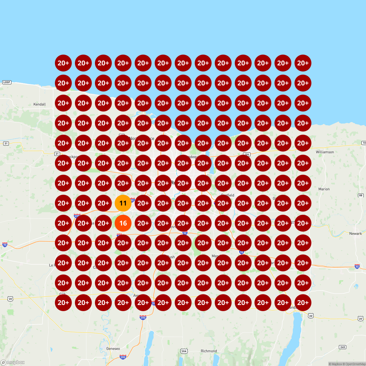 Heatmap Before for Roof Replacement