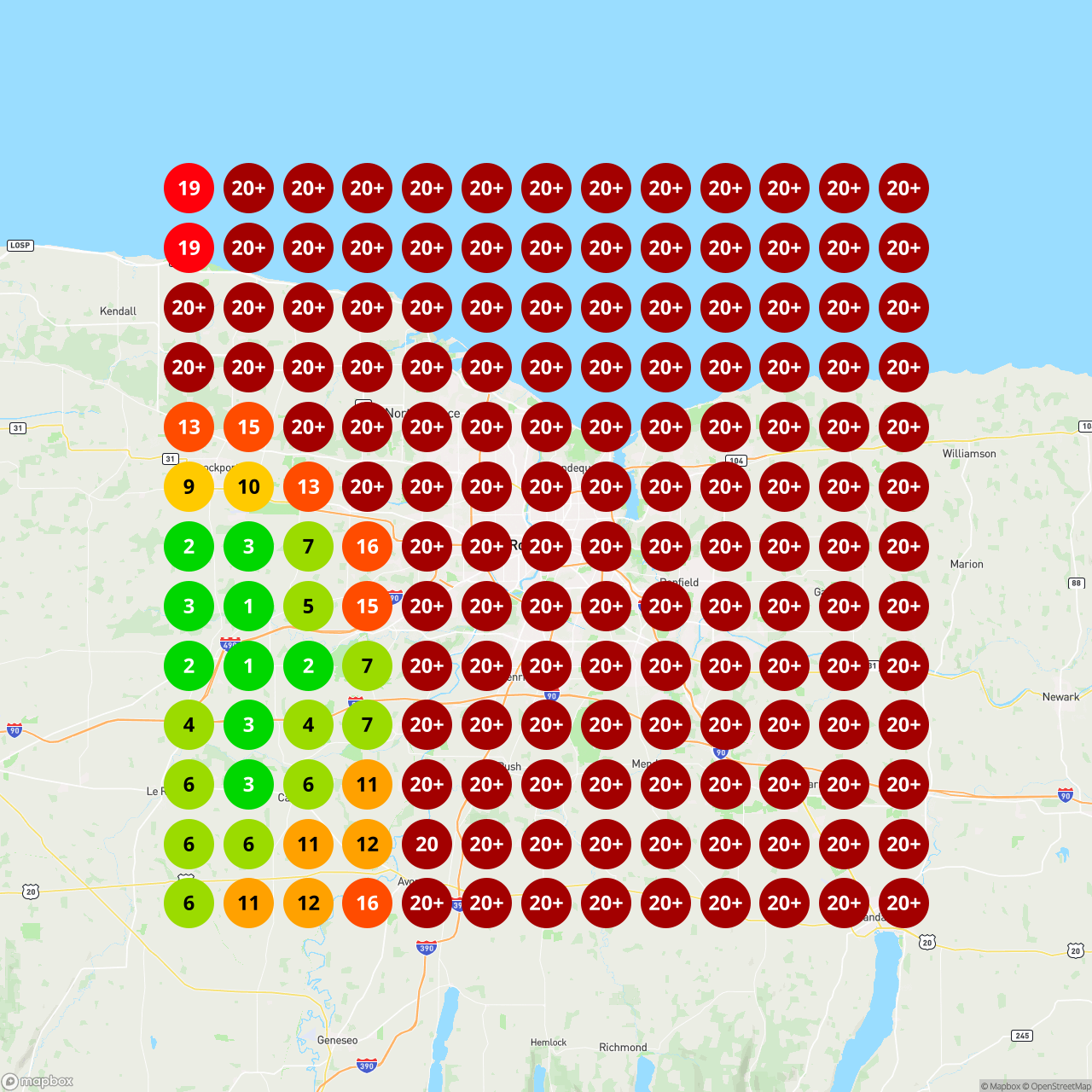 Heatmap After for Pressure Washing Near Me